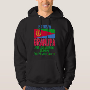 Eritrese opa Eritrea vlag voor vader S Hoodie