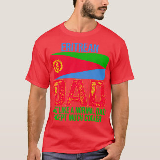 Eritrese vader Eritrea - vlagontwerp voor vaders d T-shirt
