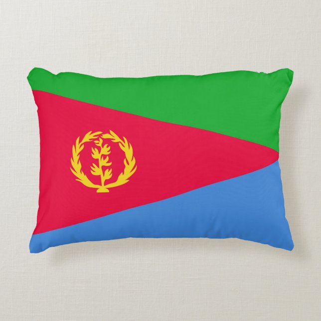 Eritrese vlag accent kussen (Voorkant)