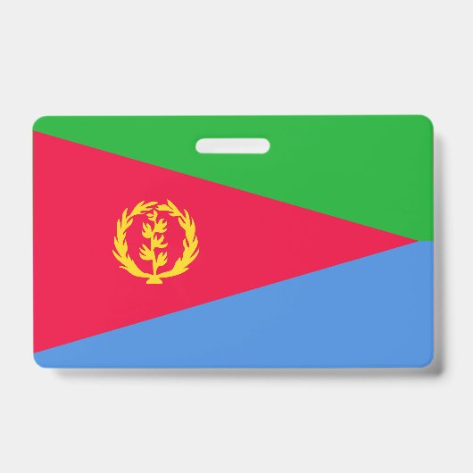 Eritrese vlag badge (Voorkant)