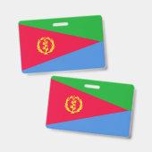 Eritrese vlag badge (Voor- en achterkant)