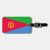 Eritrese vlag bagagelabel (Voorkant horizontaal)