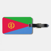 Eritrese vlag bagagelabel (Achterkant horizontaal)