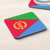 Eritrese vlag bier onderzetter (Linkerzijde)