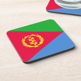 Eritrese vlag bier onderzetter