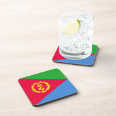 Eritrese vlag bier onderzetter (Rechterzijde)