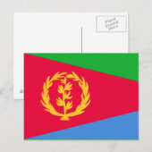 Eritrese vlag briefkaart (Voorkant / Achterkant)