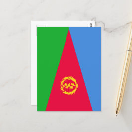 Eritrese vlag briefkaart