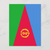 Eritrese vlag briefkaart (Voorkant)