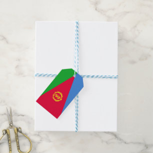 Eritrese vlag cadeaulabel
