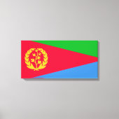 Eritrese vlag (Eritrea) Canvas Afdruk (Voorkant)
