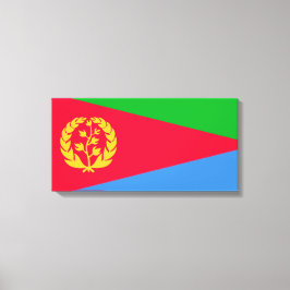 Eritrese vlag (Eritrea) Canvas Afdruk