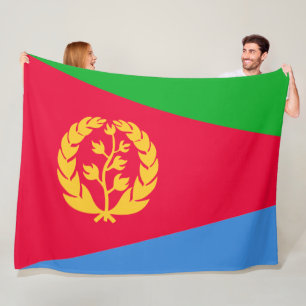 Eritrese vlag (Eritrea) Fleece Deken