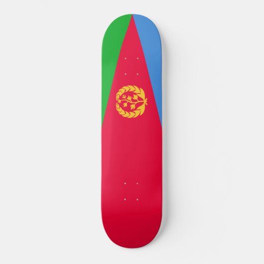 Eritrese vlag (Eritrea) Persoonlijk Skateboard (Voorkant)