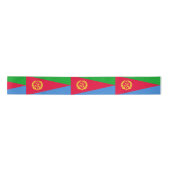 Eritrese vlag (Eritrea) Satijnen Lint (Voorkant)