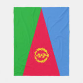 Eritrese vlag fleece deken (Voorkant)
