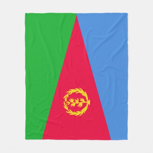 Eritrese vlag fleece deken (Voorkant)