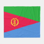 Eritrese vlag fleece deken (Voorkant (Horizontaal))