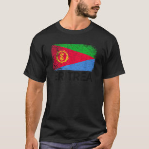 Eritrese vlag  gemaakt in Eritrea Gift T-shirt