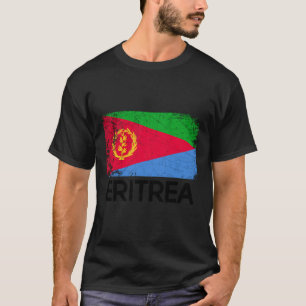 Eritrese vlag  gemaakt in Eritrea Gift T-shirt