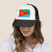 Eritrese Vlag Hoed Trucker Pet (In situ)