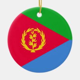 Eritrese vlag keramisch ornament