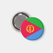 Eritrese vlag magneet (Voorkant / Achterkant)