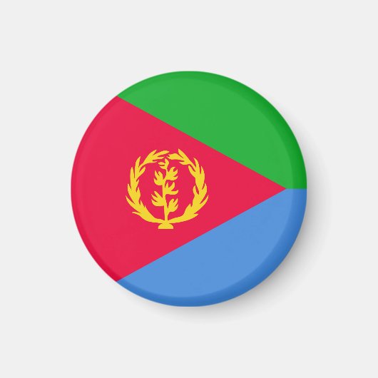 Eritrese vlag magneet (Voorkant)