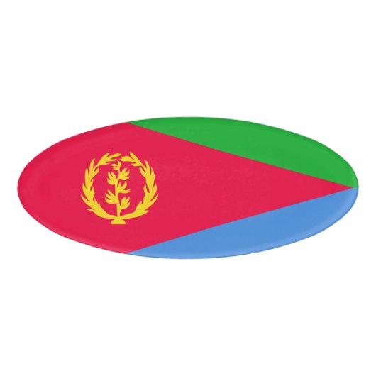 Eritrese vlag naambadge (Voorkant)