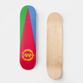 Eritrese vlag persoonlijk skateboard (Voorkant)
