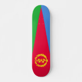 Eritrese vlag persoonlijk skateboard (Voorkant)