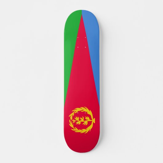 Eritrese vlag persoonlijk skateboard (Voorkant)