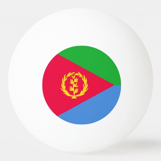 Eritrese vlag pingpongbal (Voorkant)