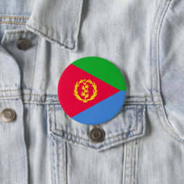 Eritrese vlag ronde button 7,6 cm