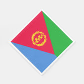 Eritrese vlag servet (Hoek)