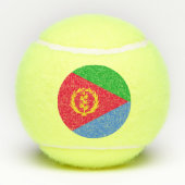 Eritrese vlag tennisballen (Achterkant)