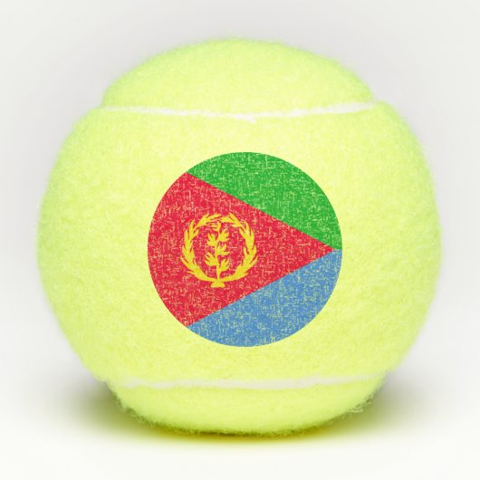 Eritrese vlag tennisballen (Voorkant)