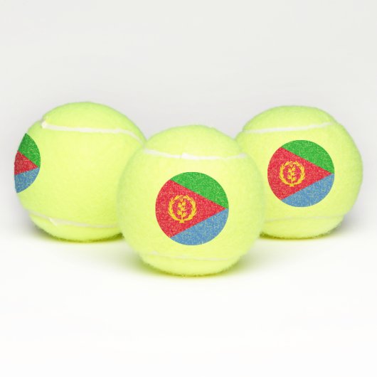 Eritrese vlag tennisballen (Multi)