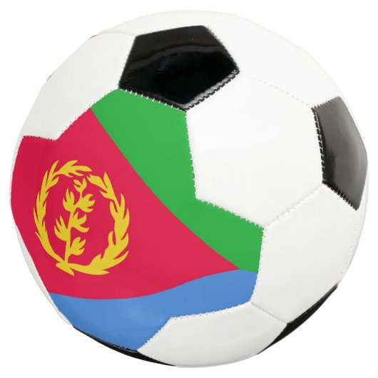 Eritrese vlag voetbal (Drie kwart)