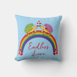 Erizo en amor kussen