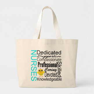 Erken een verpleegster: Verpleegkundigen herkennen Grote Tote Bag
