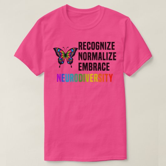 Erken Normaliseren Brace Neurodiversity3 T-shirt (Design voorkant)