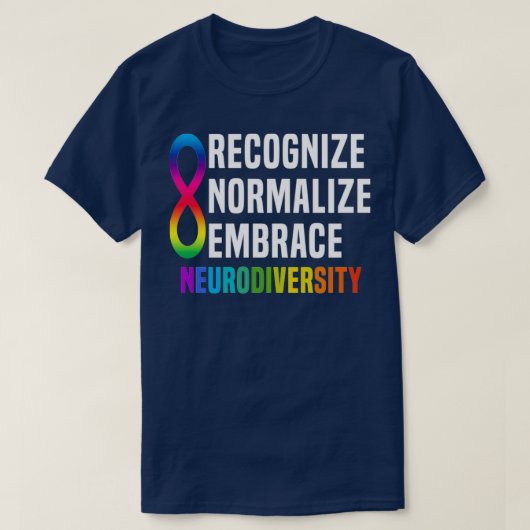 Erken Normaliseren Brace Neurodiversity 2 T-shirt (Design voorkant)