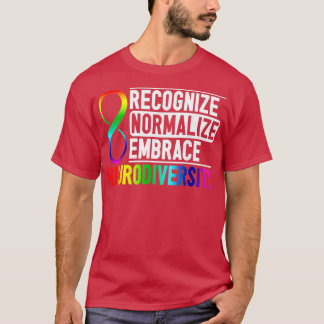 Erken Normaliseren Brace Neurodiversity ADHD Aw T-shirt