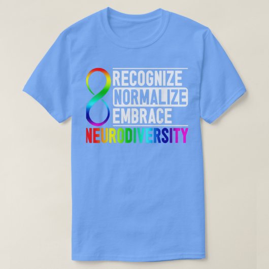 Erken Normaliseren Brace Neurodiversity ADHD Aw T-shirt (Design voorkant)
