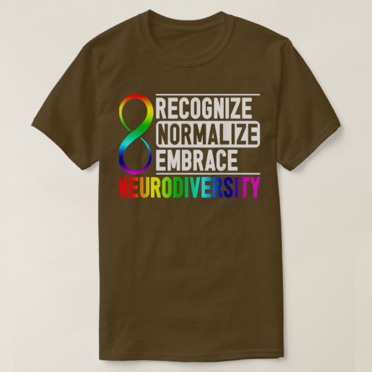 Erken Normaliseren Brace Neurodiversity ADHD Aw T-shirt (Design voorkant)