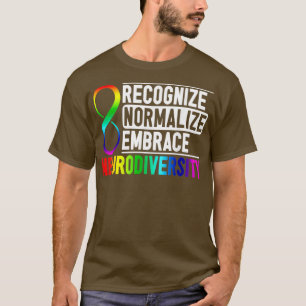 Erken Normaliseren Brace Neurodiversity ADHD Aw T-shirt