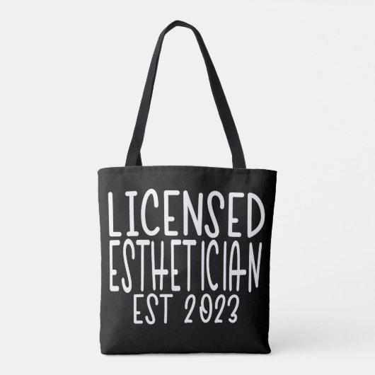 Erkend estheticus EST 2023 Afstuderen Tote Bag (Achterkant)