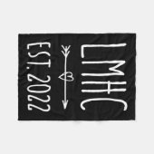 Erkend Mental Health Counselor Afstuderen 2024 Fleece Deken (Voorkant (Horizontaal))