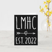 Erkend Mental Health Counselor Afstuderen 2024 Kaart (Gele Bloem)